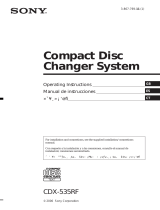 Sony CDX-535RF User manual