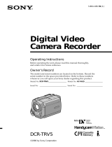 Sony DCR-TRV5 User manual