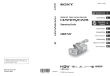 Sony HDR-FX7 Operating instructions