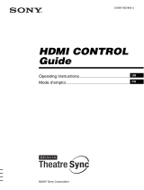 Sony DAV-HDX500 Owner's manual