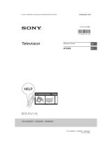 Sony KD-49X9000F User manual