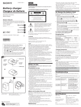 Sony BC-TR1 Operating instructions