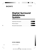 Sony MDR-DS8000 User manual