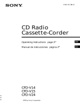 Sony CFD-V24 User manual