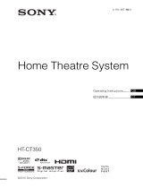 Sony HT-CT350 User manual