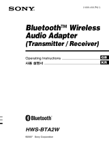 Sony HWS-BTA2W Operating instructions