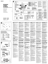 Sony XR-CA600 Installation guide