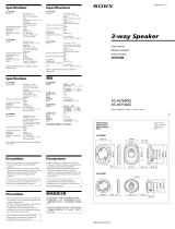 Sony XS-HD690G Owner's manual