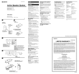 Sony SRS-M30 Operating instructions