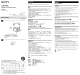 Sony MDR-MA900 Operating instructions
