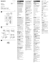 Sony DR-EX12iP Operating instructions