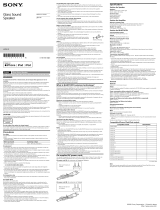 Sony LSPX-S1 Reference guide