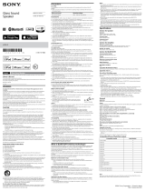 Sony LSPX-S1 Reference guide