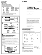 Sony MDX-C8900R Installation guide