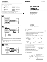 Sony XR-4900 Installation guide
