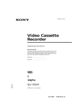 Sony SLV-765HF Operating instructions