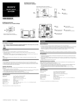 Sony SS-F55H Operating instructions