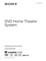 Sony DAV-DZ910W Operating instructions