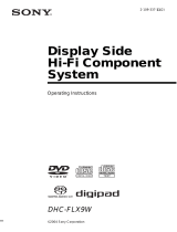 Sony DHC-FLX9W Operating instructions