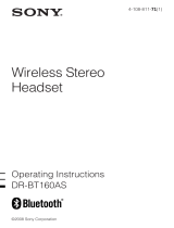 Sony DR-BT160AS Operating instructions