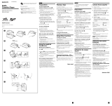 Sony WM-FS555J Operating instructions
