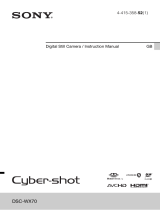 Sony DSC-WX70 Operating instructions