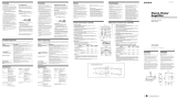 Sony XM-5020X Operating instructions