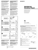 Sony MDX-C5970R Installation guide