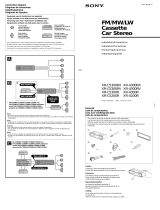 Sony XR-C5200R User manual