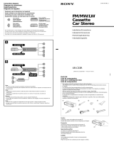 Sony XR-C33R Installation guide