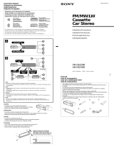 Sony XR-C6220R Installation guide