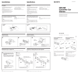 Sony XR-C6100 Installation guide