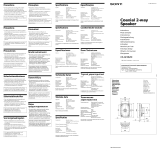 Sony XS-GF4620I Operating instructions