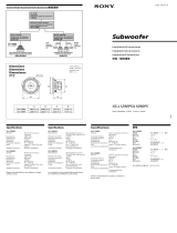Sony XS-L1290P5 User manual
