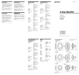 Sony XS-V6841H Owner's manual