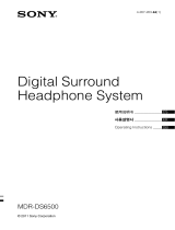 Sony MDR-DS6500 Operating instructions