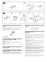 Sony XR-CA800 Installation guide