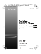 Sony DVP-FX780 Operating instructions