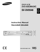 Samsung SV-DVD540A User manual