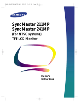 Samsung 211MP User manual