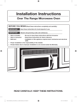 Samsung MC17F808KDT/AC Installation guide