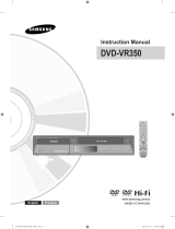 Samsung DVD-VR350 User manual