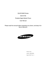 Samsung SGH-E747 User manual