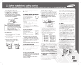 Samsung RF25HMEDBSG Quick start guide
