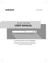 Samsung BD-J4500R Quick start guide