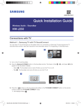 Samsung HW-J250 Installation guide