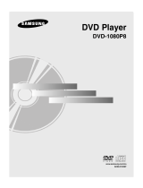 Samsung DVD-1080P8 Owner's manual