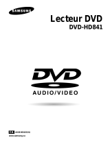 Samsung DVD-HD841 Owner's manual
