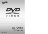 Samsung DVD-M101 User manual