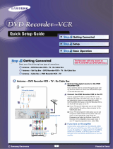 Samsung DVD-VR300 Quick start guide